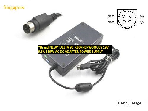 *Brand NEW* 180W DELTA 19V 9.5A 90-XB07N0PW00030Y AC DC ADAPTER POWER SUPPLY